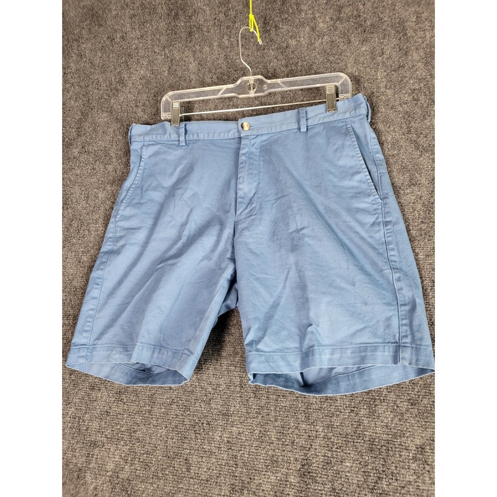 Peter Millar Crown Pilot Blue Shorts Casual Flat Front Golf Size 34 Outdoor Work